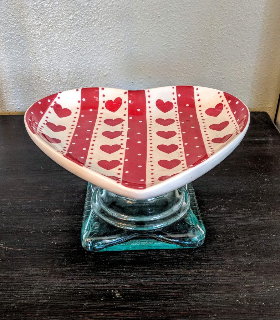 Item #0468 — Red,White,Clear, 4 in