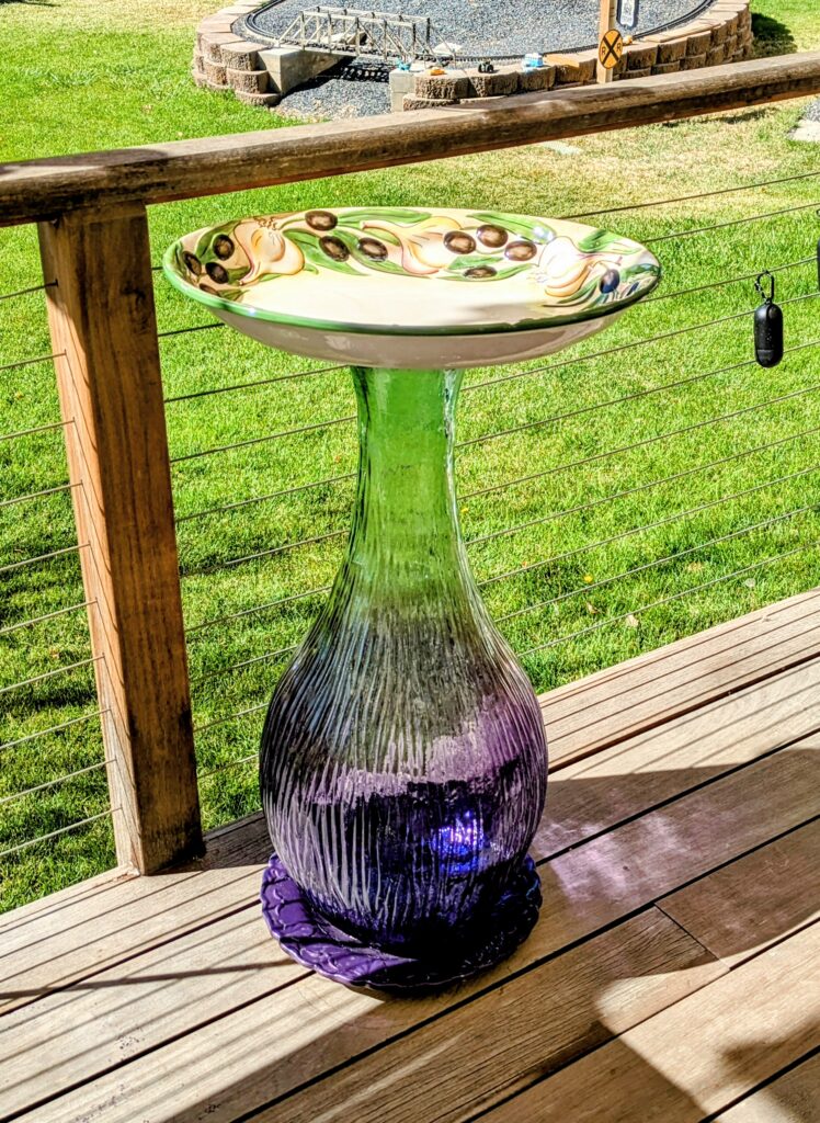 Item #0348 — Green,Purple, 33 in