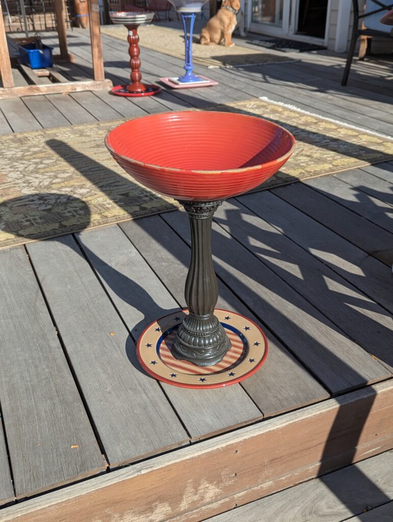 Item #0748 — Orange,Blue,Tan,Rwb, 17 in