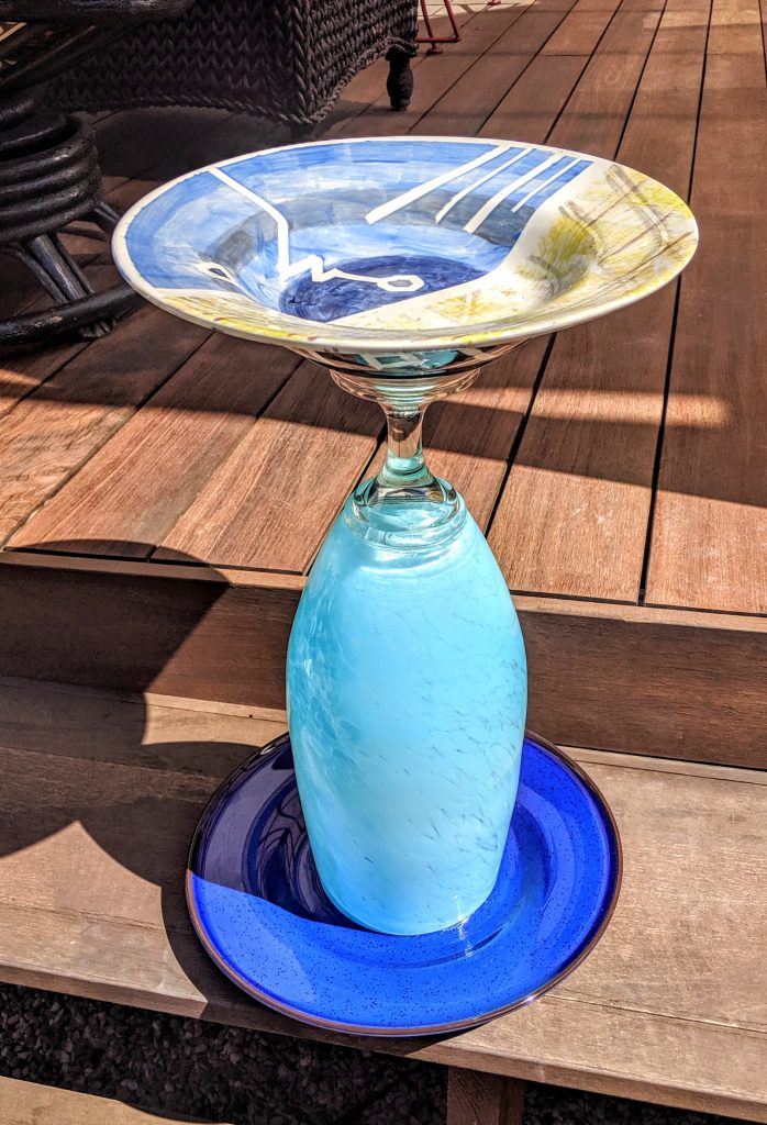 Item #0618 — Yellow,Blue, 20 in