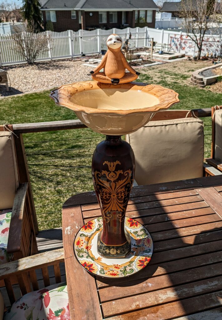 Item #0114 — Red,Gold,Tan, 27 in