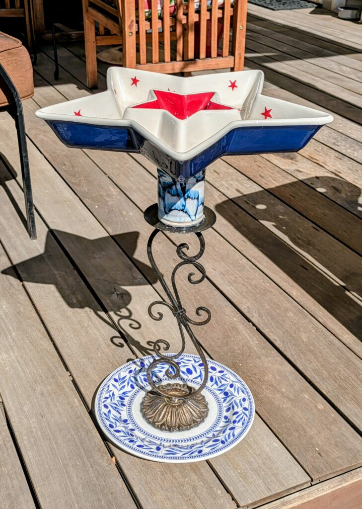 Item #0390 — Blue,Rwb, 23 in