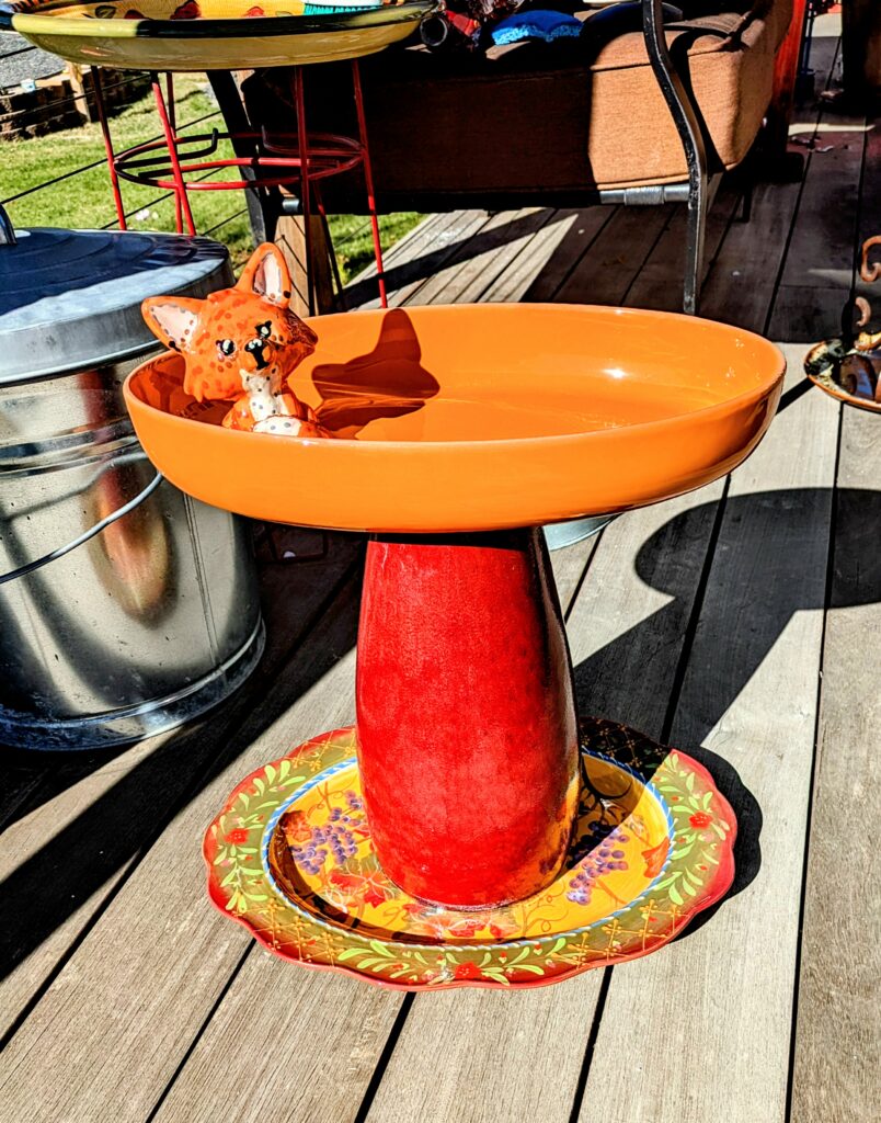 Item #0324 — Orange,Red, 19 in