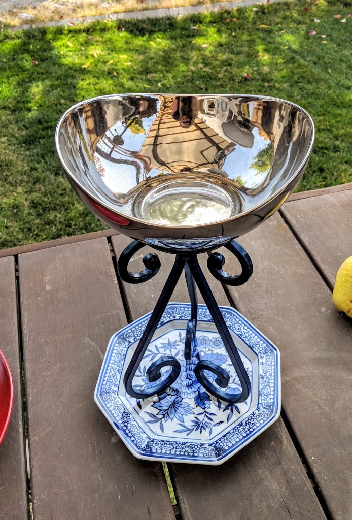 Item #0508 — Silver,Blue, 14 in