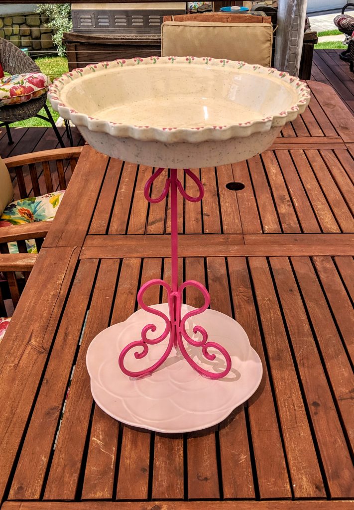 Item #0587 — Pink,Tan, 18 in