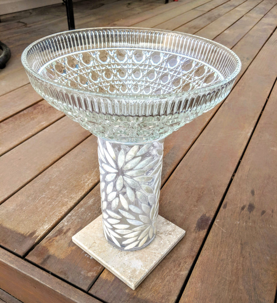 Item #0368 — White,Clear, 14 in