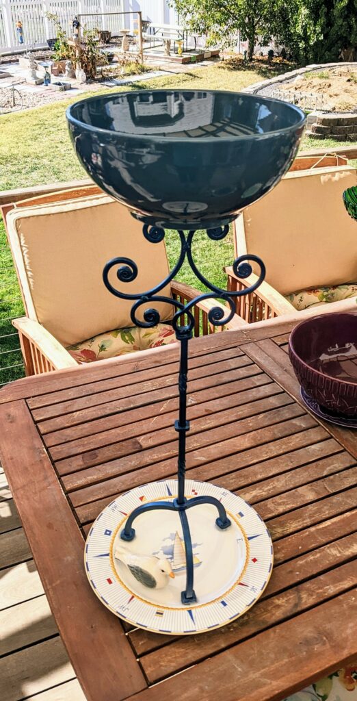 Item #0225 — Blue,White, 29 in