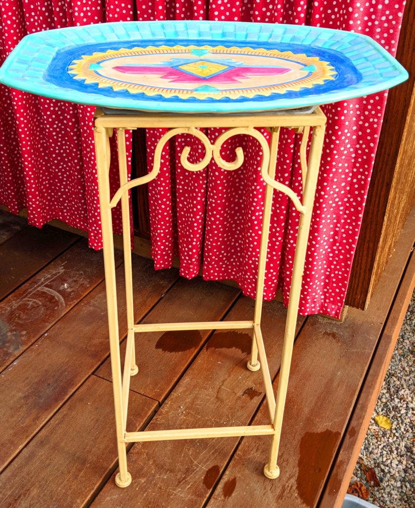 Item #0228 — Yellow,Blue, 23 in