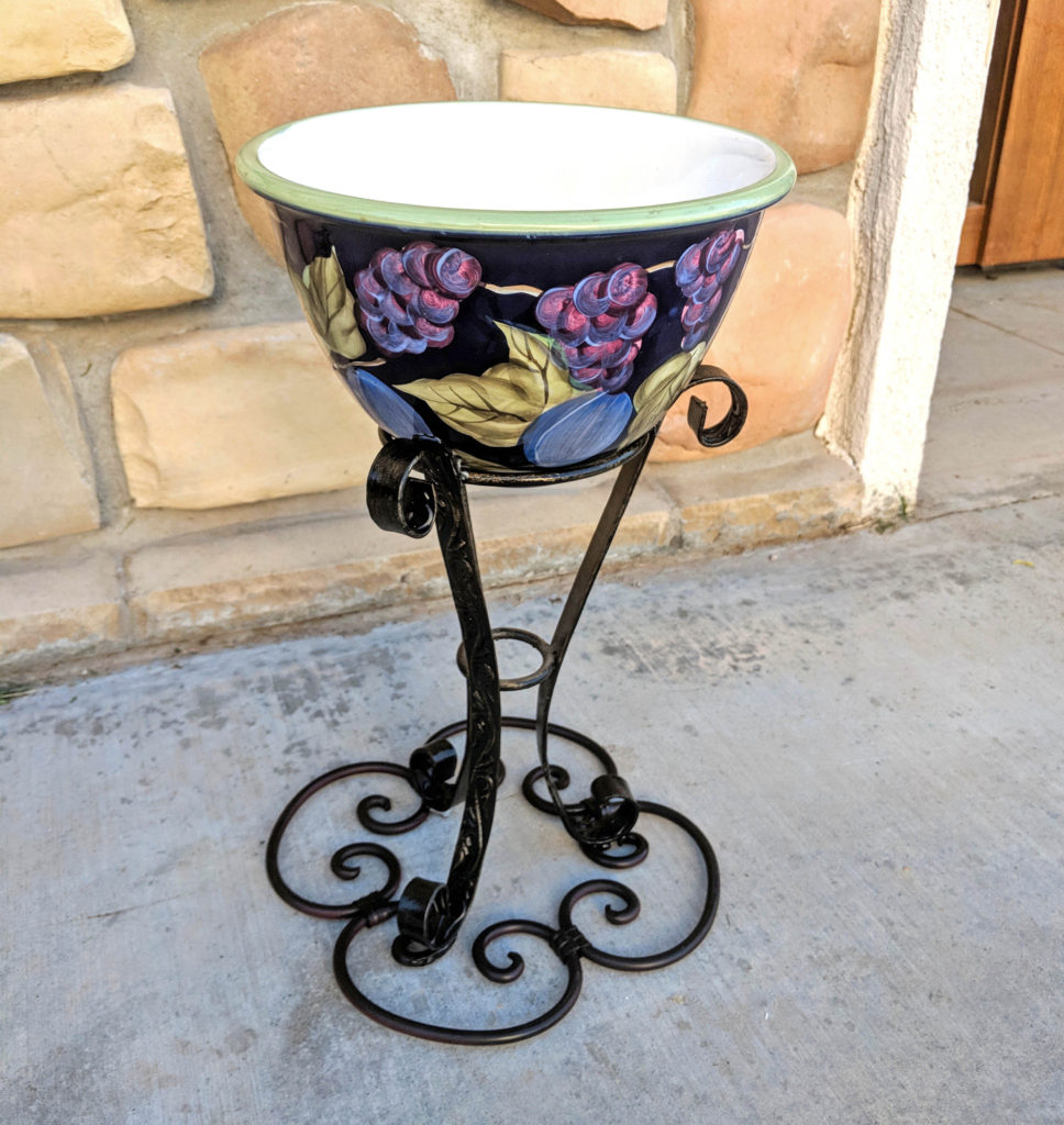 Item #0344 — Blue,Purple, 17 in