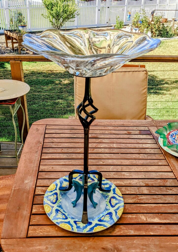 Item #0744 — Blue,Clear, 22 in