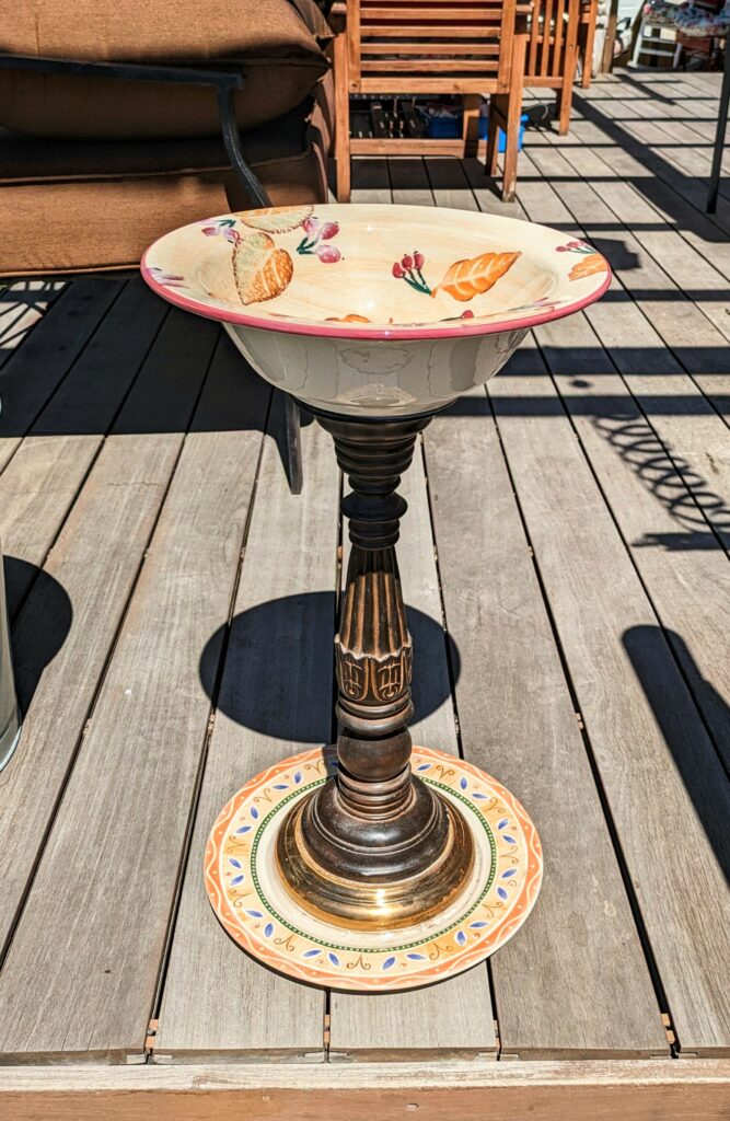 Item #0295 — Orange,Pink,Tan, 23 in