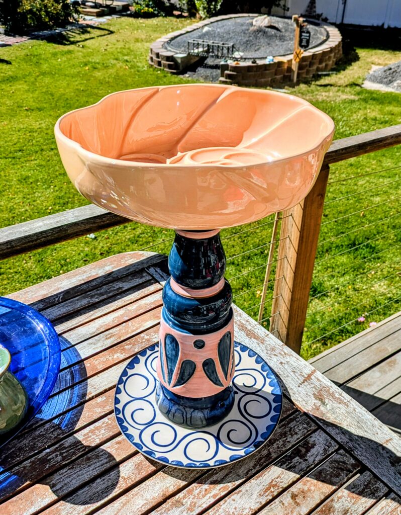 Item #0440 — Orange,Pink,Blue, 19 in