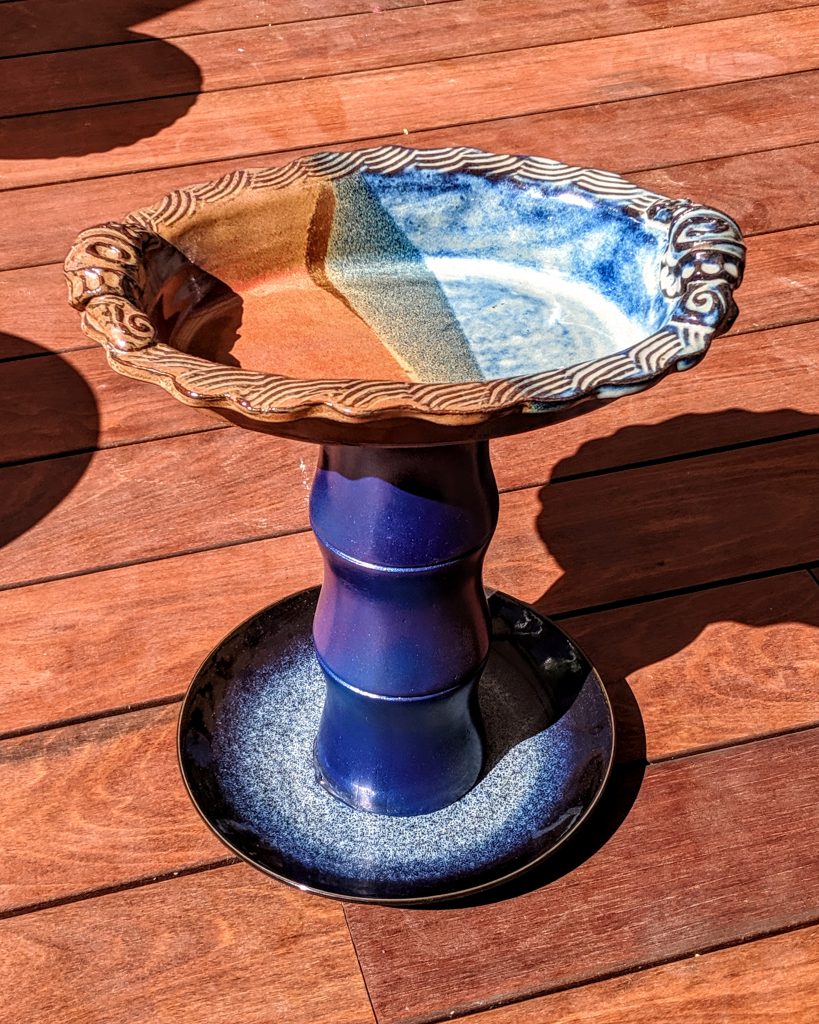 Item #0121 — Brown,Blue, 16 in