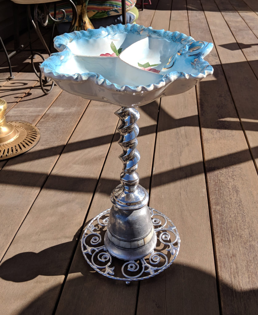 Item #0075 — Silver,Blue, 16 in